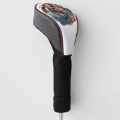 Aandenken Golf Head Cover met elke foto (Schuin)