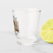 Aandenken Graf Foto Shot Glas (Rechts)