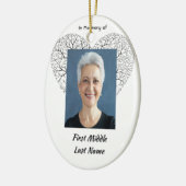 Aandenken Herdenkingsboom Levensboom Hart Liefde Keramisch Ornament (Links)
