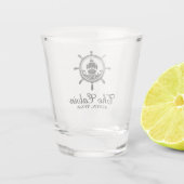 Aandenken Scheepswiel Shot Glas (Achterkant)