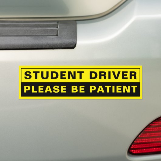 Aandenken sticker vriendelijkheid op bumper (Op auto)
