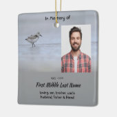 Aandenken Strandloper Oevervogel Keramisch Ornament (Links)