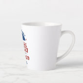 Aandenken voor Gepensioneerde Postbode Latte Mok (Rechts)