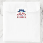 Aandenken voor Gepensioneerde Postbode Postbezorge Vierkante Sticker (Tas)