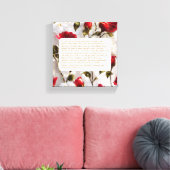 Aandenken voor Moeder Premium Ingepakt Canvas (Gla Afdruk (Insitu (Woonkamer))