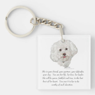 Aandenken, Vrouwelijke Hond Sleutelhanger