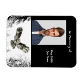 Aandenken Waterverf Uil Vogel Magneet (Horizontaal)