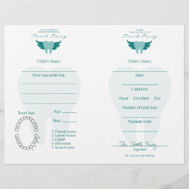 Aandenkenbrief en ontvangstbewijs voor verloren ta