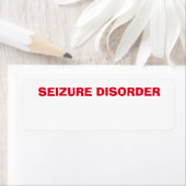 Aandoeningen van de gezondheid, zorg etiket (Insitu)