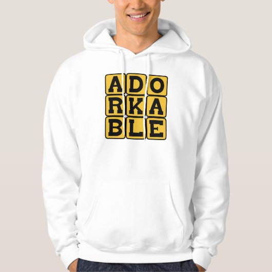 Aandoenlijk, Schattige Dork Hoodie (Voorkant)