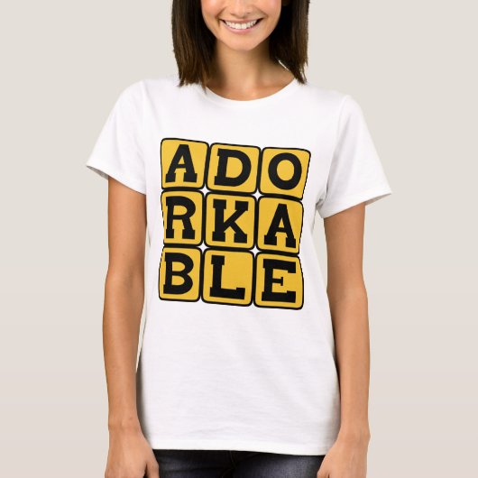 Aandoenlijk, Schattige Dork T-shirt (Voorkant)