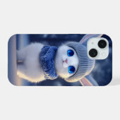 aandoenlijk winterthema iPhone 15 case (Achterkant horizontaal)