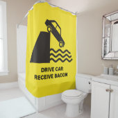 Aandrijving - Bacon ontvangen Douchegordijn (In situ)