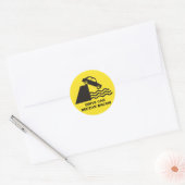 Aandrijving - Bacon ontvangen Ronde Sticker (Envelop)
