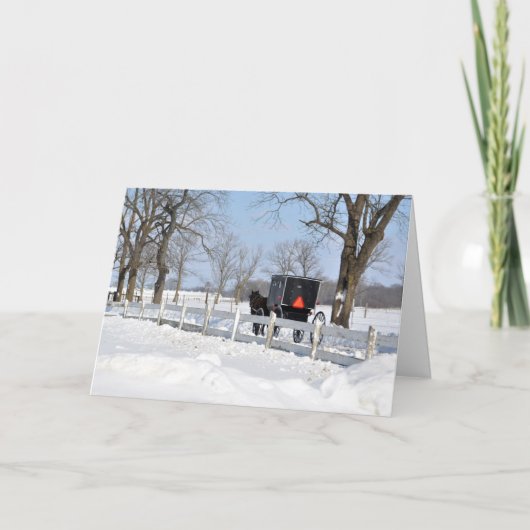 Aandrijving de Met fouten van de vakantie Feestdagen Kaart (Voorkant)