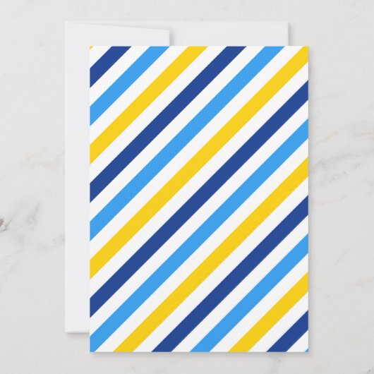 Aandrijving door de Birthday Parade Invitation Pol Kaart (Achterkant)