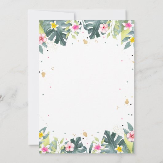 Aandrijving door de Birthday Parade Invitation Saf Kaart (Achterkant)