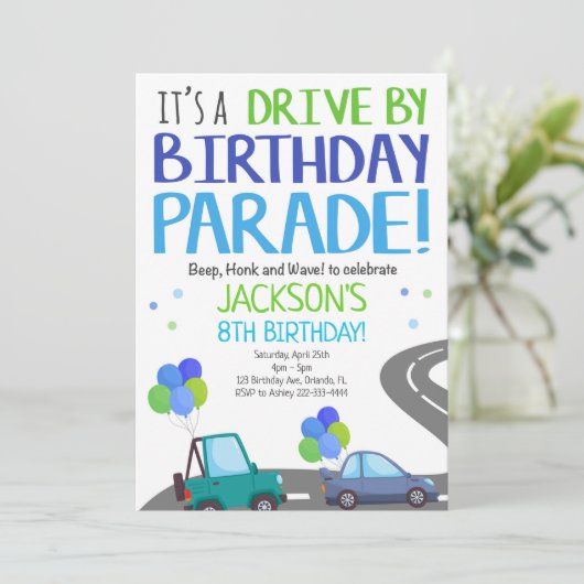 Aandrijving door uitnodigingen, uitnodiging voor d (Staand voorkant)