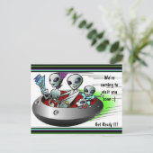 Aandrijving voor buitenlanders briefkaart (Staand voorkant)