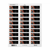 Aanduidels voor Afrikaanse grijze kerstcadeautjes Etiket (Full Sheet)