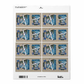 Aanduiding luchtvaartseizoen etiket (Full Sheet)