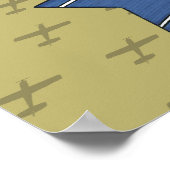 Aanduiding luchtvaartseizoen poster (Hoek)