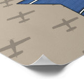 Aanduiding luchtvaartseizoen poster (Hoek)