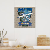 Aanduiding luchtvaartseizoen poster (Keuken)