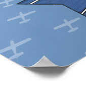 Aanduiding luchtvaartseizoen poster (Hoek)