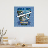 Aanduiding luchtvaartseizoen poster (Keuken)