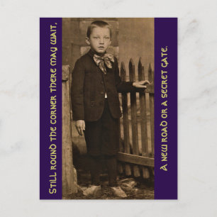 Aanduiding rond elke hoek.. briefkaart