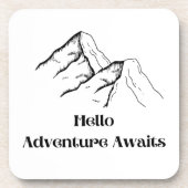 Aanduiding van avontuurlijk papier  bier onderzetter (Voorkant)