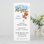 Aanduiding van Baby shower Kaart (Staand voorkant)