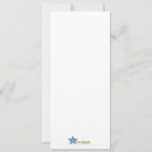 Aanduiding van Baby shower Kaart (Achterkant)