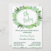 Aanduiding van het Baby shower Kaart (Voorkant)