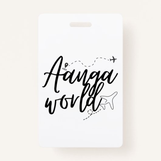 AANGAWORLD BADGE (Voorkant)