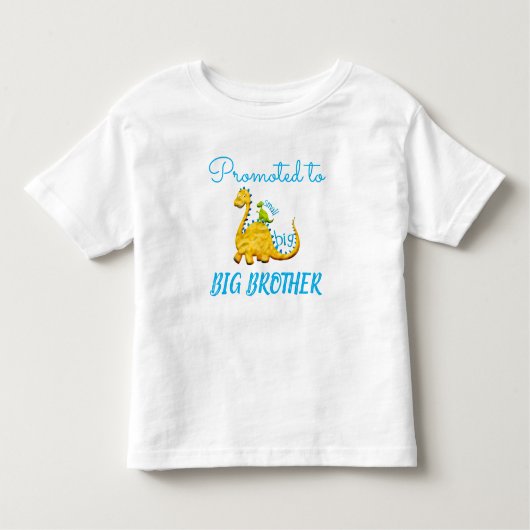 Aangeboden aan grote broer kinder shirts (Voorkant)
