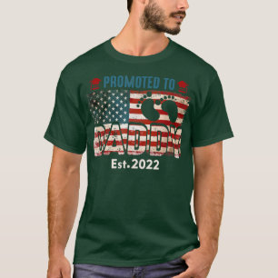 Aangeboden bij papa 2022, eerste Vaderdag nieuw T-shirt