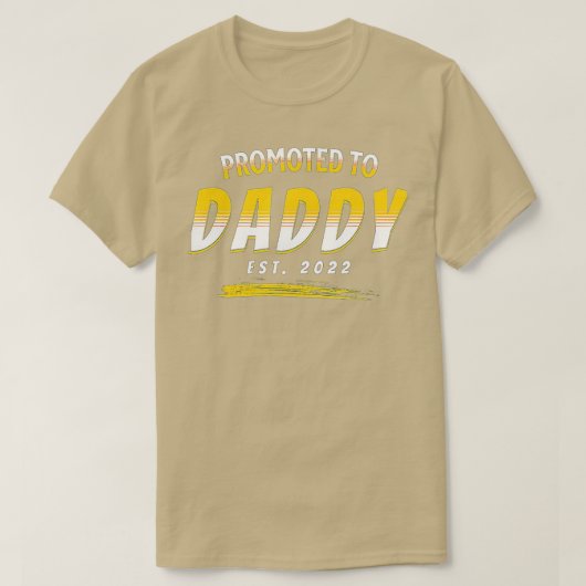 Aangeboden bij papa 2022 Eerste vaderdag Nieuw T-shirt (Design voorkant)