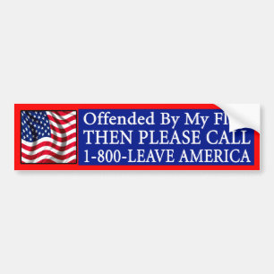 Aangeboden door mijn vlag? bumpersticker