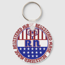 AANGEBODEN KRACHTIGE PATRIOTISCHE BADGE SLEUTELHANGER