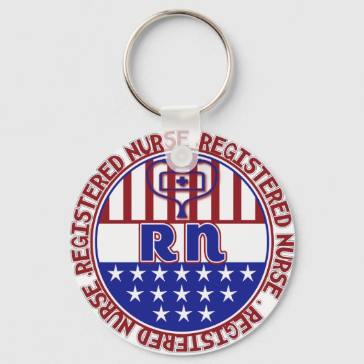 AANGEBODEN KRACHTIGE PATRIOTISCHE BADGE SLEUTELHANGER (Voorkant)