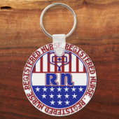 AANGEBODEN KRACHTIGE PATRIOTISCHE BADGE SLEUTELHANGER (Voorkant)