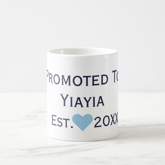 Aangeboden naar de marine en blauwe Mok van Yiayia (Center)