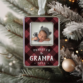 Aangeboden naar Grampa | Baby Foto opa Verzilverd Omlijst Ornament