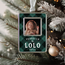 Aangeboden naar Lolo | Baby Foto opa Verzilverd Omlijst Ornament