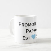 Aangeboden naar Pappou Black & Blue Mok (Voorkant links)