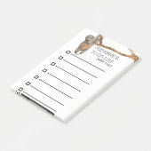 Aangeboden persoonlijke kabelsleuf Waterverf Post-it® Notes (Schuin)