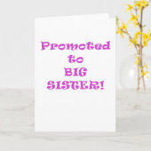 Aangeboden tot Big Sister Kaart (Gele Bloem)