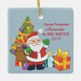 Aangeboden tot Big Sister Ornament met Afbeelding